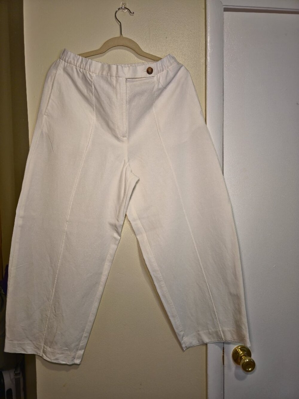 Barrel Linen Blend pants ,